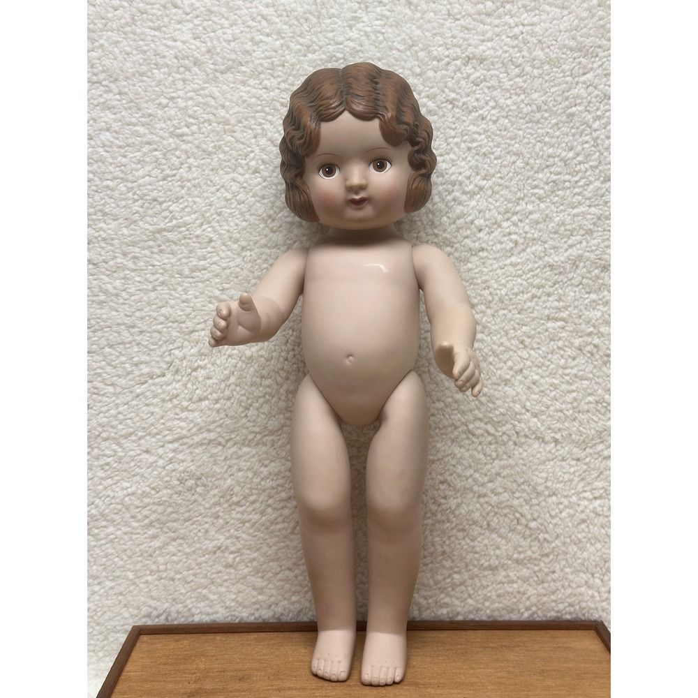 Daisy Kingdom Vinyl Doll 1991 Pansy 18" Molded Brown Hair‎ Brown Eyes